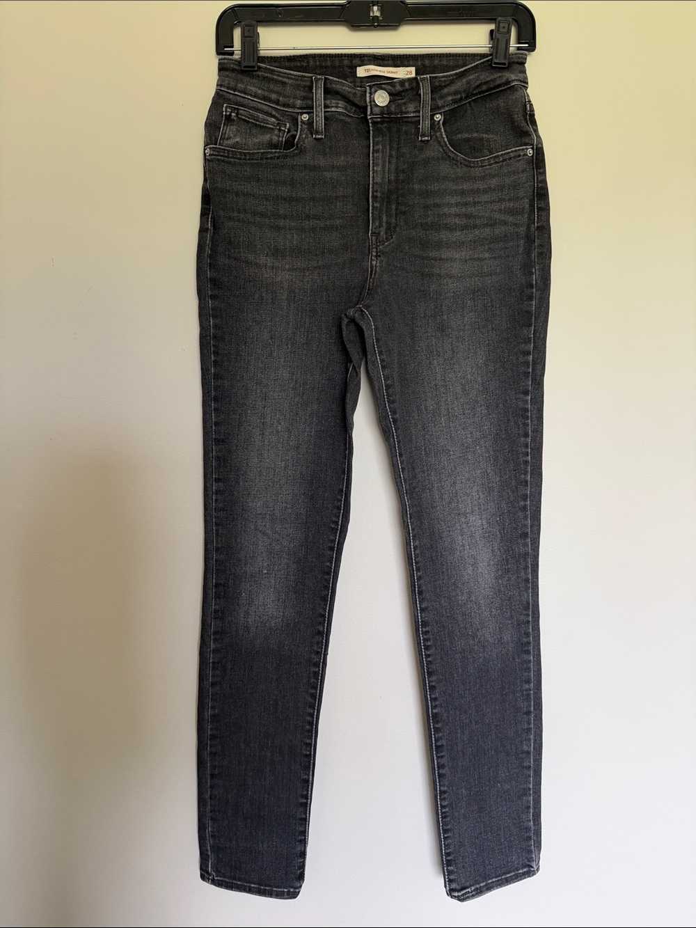 Levi's Women's Washed Black Skinny Jeans
